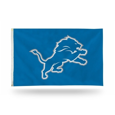 Rico FGB2403 3 x 5 in. NFL Detroit Lions Banner Flag 