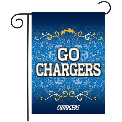 Rico GF3401 13 x 18 in. NFL Los Angeles Chargers Garden Flag 