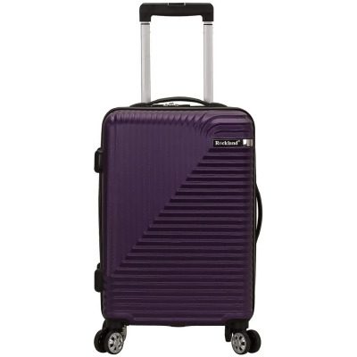 Fox Luggage F2421-PURPLE 20 in. Star Trail ABS Carry On Luggage, Purple 