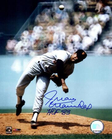 Schwartz Sports Memorabilia MAR08P104 8 x 10 in. MLB San Francisco Giants Juan Marichal Signed Pitching Action Photo with HOF 83 Inscription