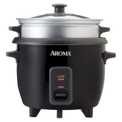 Aroma ARC-363-1NGB 6-Cup Pot Style Rice Cooker 