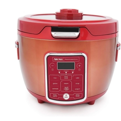 Aroma ARC-1230R 20-Cup Glass Lid Digital Rice Cooker 