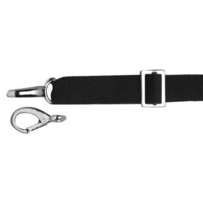 Carver 62060 60 in. Black Polypropylene Hold-Down Bimini Top Straps with Single Snap Hook 
