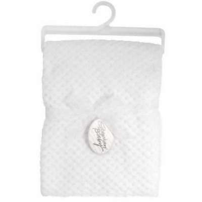 Stephan Baby 121925 Blanket-Corn Fleece-White 30 x 40Pack of 2 