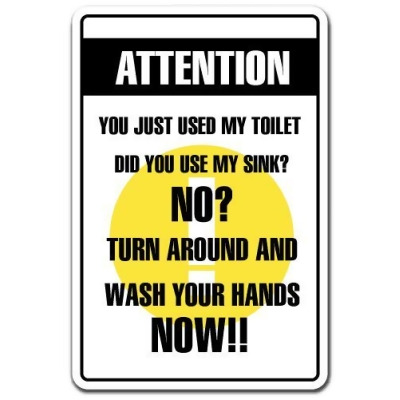 SignMission Z-A-Wash Your Hands 7 x 10 in. Wash Your Hands Aluminum Sign - Clean Restaurant Sanitary Restaurant Hygiene 