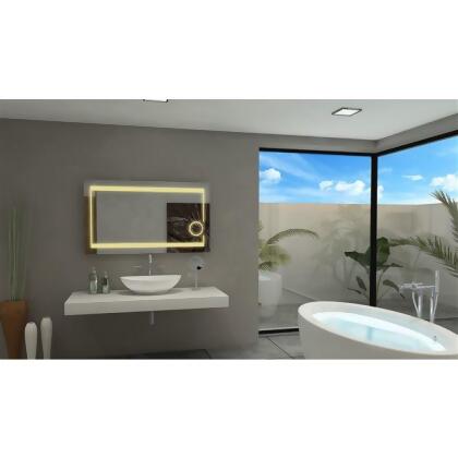 Paris Mirror AURO48283000D 48 x 28 in. Aurora Illuminated Mirror 