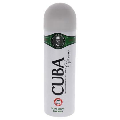 Cuba I0101708 6.6 oz Men Cuba Green Body Spray
