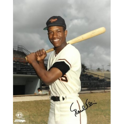 Athlon Sports CTBL-028160 Paul Blair Signed Baltimore Orioles 8 x 10 in. Photo - Batting 