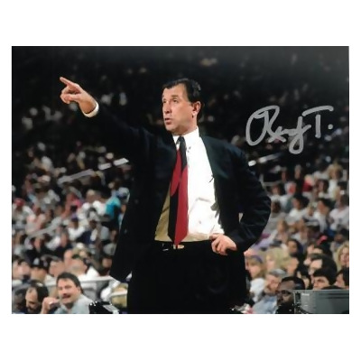 Athlon Sports CTBL-028610 Rudy Tomjanovich Signed Houston Rockets Coaching 8 x 10 in. Photo - 1994 NBA Finals 