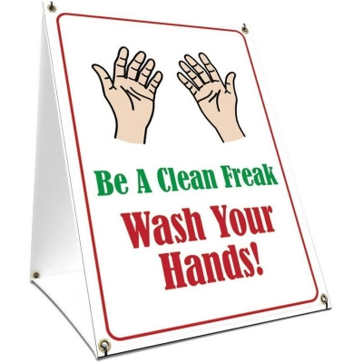SignMission OS-NS-SBC-2436-25584 24 x 36 in. OSHA Notice Sign - Be A Clean Freak 