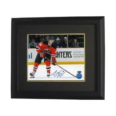 RDB Holdings & Consulting CTBL-BB14401 8 x 10 in. Adam Henrique Signed New Jersey Devils Custom Horizontal Framed Photo 