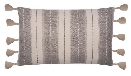 Safavieh PLS7165A-1220 Samerin Decorative Pillow, Grey & Beige 