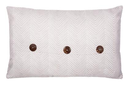 Safavieh PLS7171A-1220 Dermi Decorative Pillow, Grey & White 