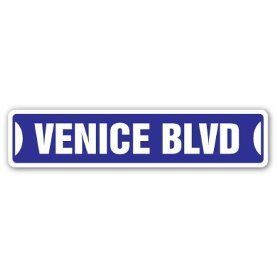 SignMission SS-730-Venice Blvd 7 x 30 in. Venice BLVD Street Sign - Los Angeles LA Beach California 