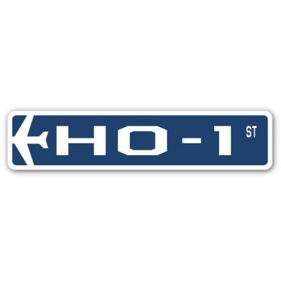 SignMission SSA-HO-1 4 x 18 in. Air Force Aircraft Military Street Sign - HO-1 