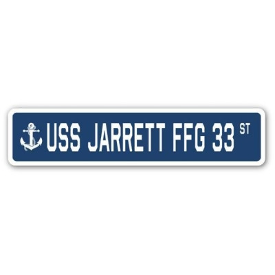 SignMission SSN-Jarrett Ffg 33 4 x 18 in. A-16 Street Sign - USS Jarrett FFG 33 