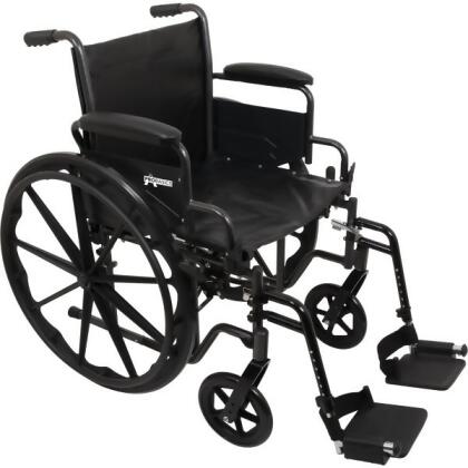 K2 WC21816DE 18 x 16 in. Wheelchair Removable Desk Arms Elevating Legrests - The ProBasics K2 Standard Hemi Wheelchair is designed to meet a variety of patient profiles. With a patient weight capacity of 300 pounds a dual axle for hemi-height adjustment and multi-position caster forks it is one of the more...