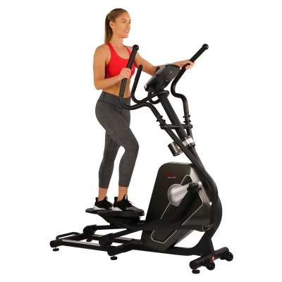 Sunny Health & Fitness SF-E3862 Magnetic Trainer Elliptical Machine with LCD Monitor & Heart Rate Monitoring - Circuit Zone 