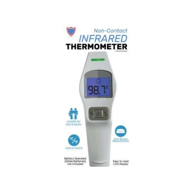 Kole Imports HR453-1 No Touch Infrared Forehead Thermometer - Case of 1 