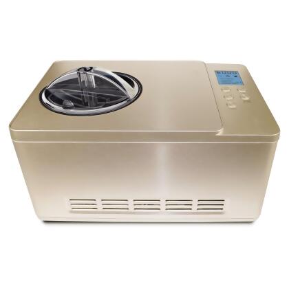 Whynter ICM-220CGY 2 qt. Ice Cream Maker Stainless Steel Bowl & Yogurt Function in Champagne Gold 