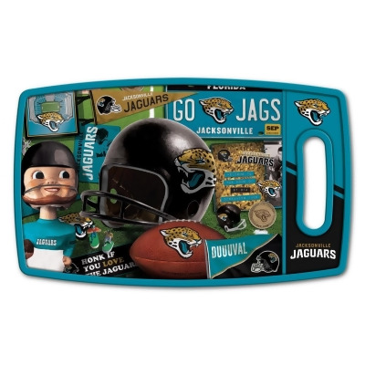 YouTheFan 2500065 NFL Jacksonville Jaguars Retro Series Cutting Board 