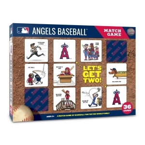 Youthefan 2500751 Mlb Los Angeles Angels Licensed Memory Match Game - All