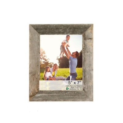 HomeRoots 379900 5 x 7 in. Natural Weathered Gray Picture Frame 