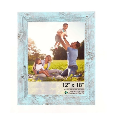 HomeRoots 380375 14 x 21 in. Rustic Blue Picture Frame 