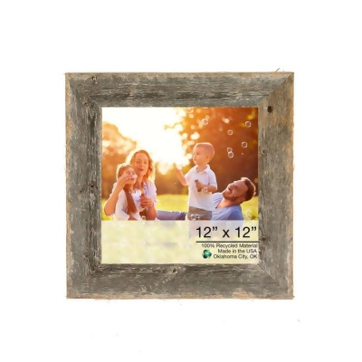HomeRoots 380373 15 x 15 in. Natural Weathered Grey Picture Frame 
