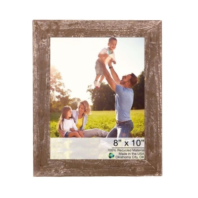 HomeRoots 379892 8 x 8 in. Rustic Espresso Picture Frame 