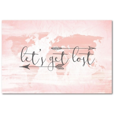 Courtside Market WEB-CSP244-24x36 24 x 36 in. Lets get Lost Gallery-Wrapped Canvas Wall Art 
