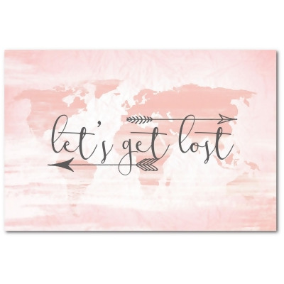 Courtside Market WEB-CSP244-18x26 18 x 26 in. Lets get Lost Gallery-Wrapped Canvas Wall Art 