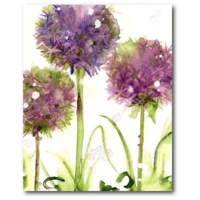 Courtside Market WEB-SG461-30x40 30 x 40 in. Alliums Gallery-Wrapped Canvas Wall Art 
