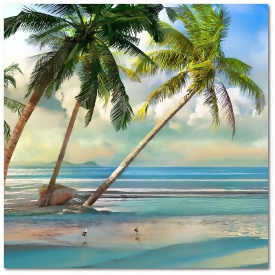 Courtside Market WEB-CT880-16x16 16 x 16 in. A Found Paradise III Gallery-Wrapped Canvas Wall Art 