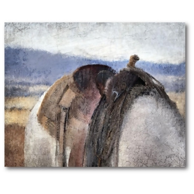 Courtside Market WEB-WT291-16x20 16 x 20 in. In the Saddle Gallery-Wrapped Canvas Wall Art 