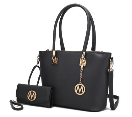 MKF Collection by Mia K. Women's Lady M Signature Tote Set