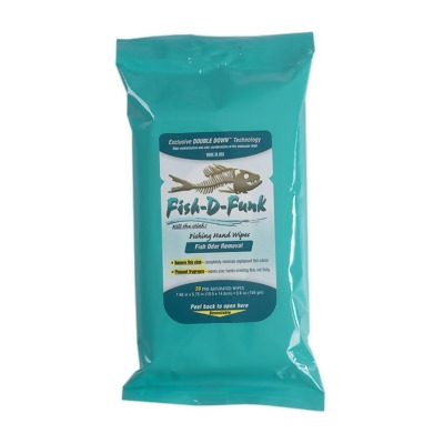 Fish-D-Funk 5015547 Fish Stink Removal Wipes - 30 per Pouch 