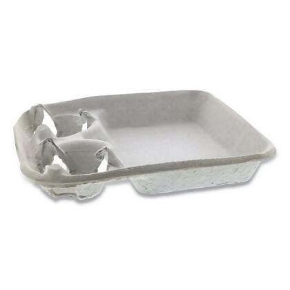 PCT YM527535 2 Cup Beverage Carrier Tray, Natural 