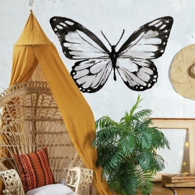 Roommates RMK4554TBM Watercolor Butterfly Peel & Stick Giant Wall Decals 