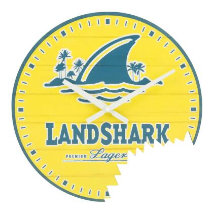 Landshark 815398 LandShark Bite Wall Clock 