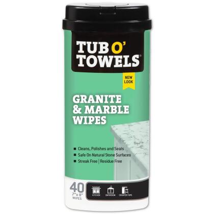 Tub O Towels TUBTW40-GR Tub O Towel Granite & Marble 40 Towel Canister 