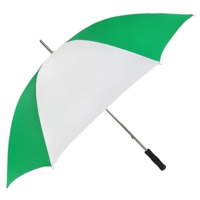 DDI 2347262 RainWorthy 48 Inch Alternating Color Umbrella - Green and White Case of 24 