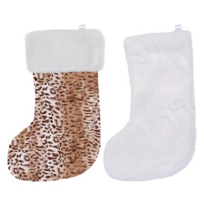 DDI 2347549 Christmas Faux Fur Stocking Case of 36 