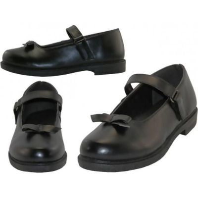DDI 2327163 Girls' Mary Jane with Bow on Top Black Shoes - Size: 11-3 Case of 24 