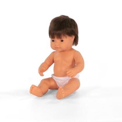 DDI 2351035 15" Baby Doll Brunette Boy Case of 4 