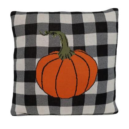 Parkland Collection PILK21144P Pumpyking Transitional Throw Pillow, Orange 