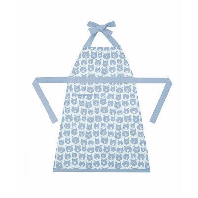Peking Handicraft 02SWA68C 26 x 33 in. Light Blue Bear Apron - Pack of 2 