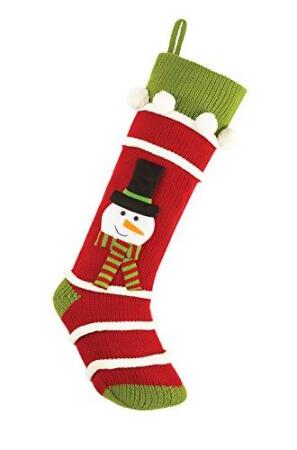 Peking Handicraft 31PK381MC 7 x 24 in. Reindeer Knit Stocking - Pack of 2 
