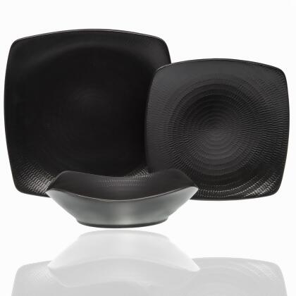 Red Vanilla HN600-018 Black Rice Dinner Set - 18 Piece 