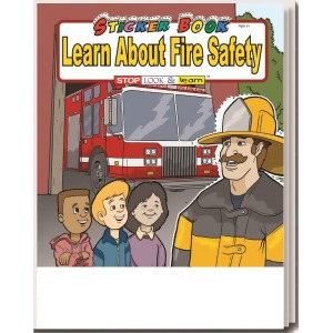 Ddi 2345922 Sticker Book - Learn About Fire Safety Case of 125 - All